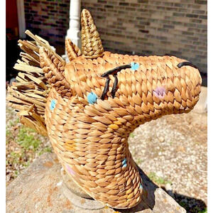 Unicorn Hanging Wicker Wall Decor